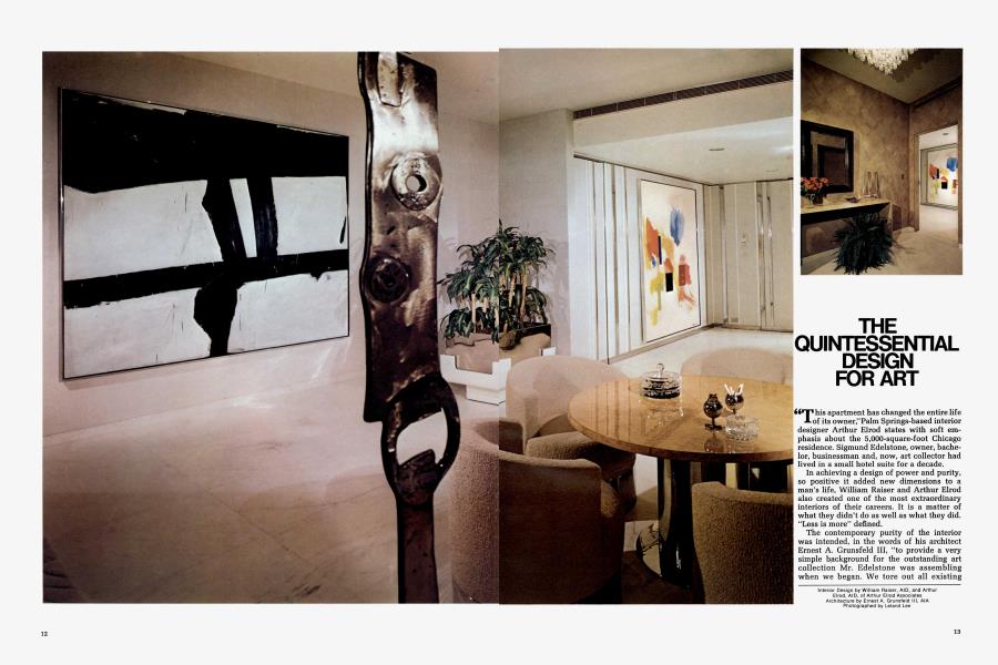 THE QUINTESSENTIAL DESIGN FOR ART | Architectural Digest | MAY